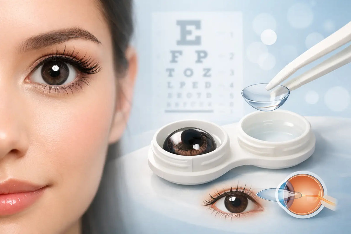 Doll Eye Contact Lenses with Power Guide