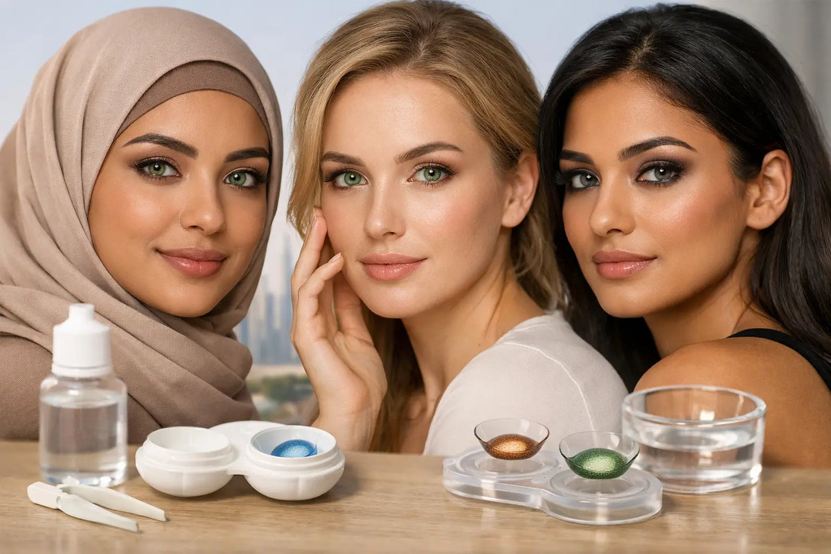 UAE Guide to Coloured Contacts for Every Look