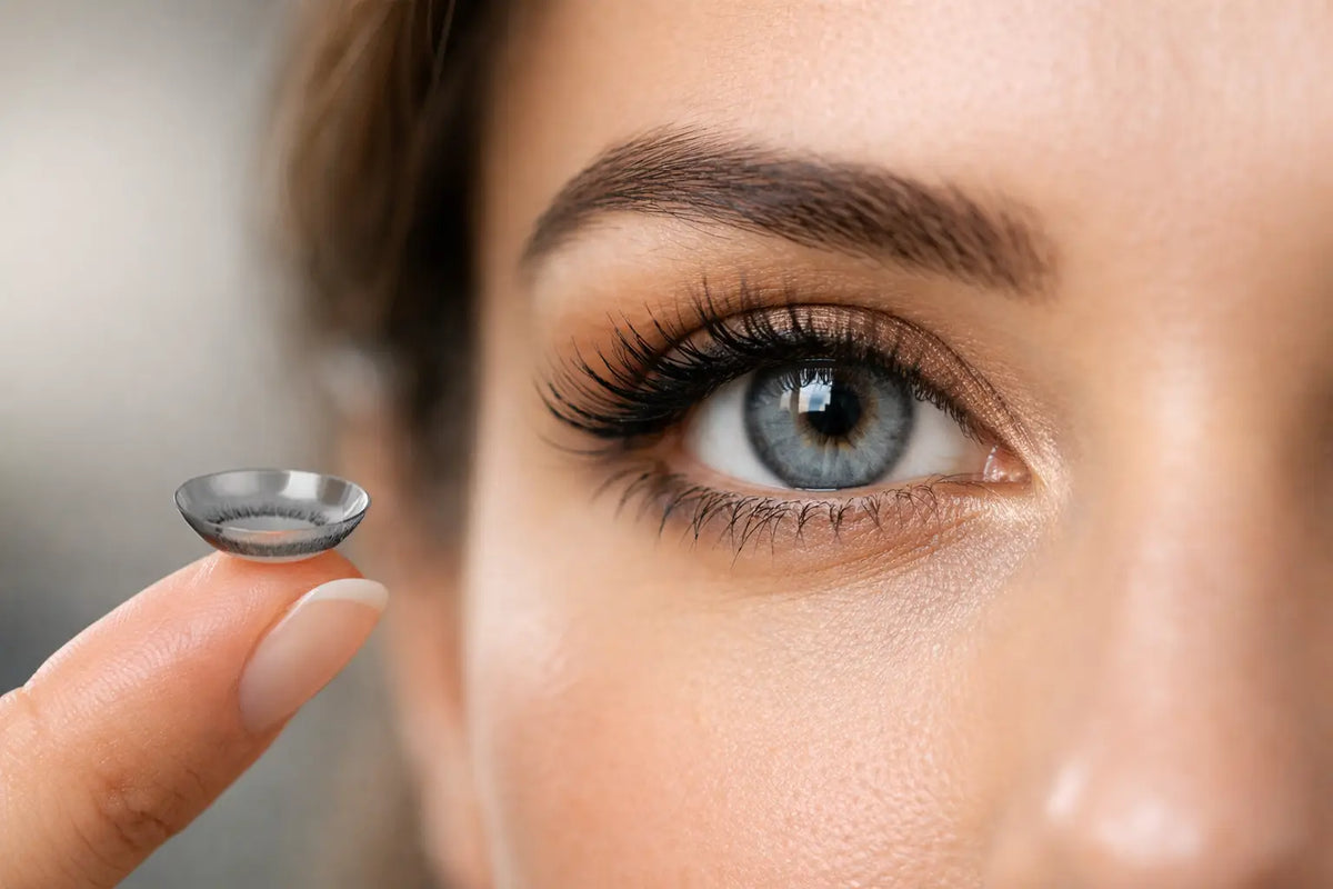 Grey Contact Lenses for Brown Eyes That Stand Out