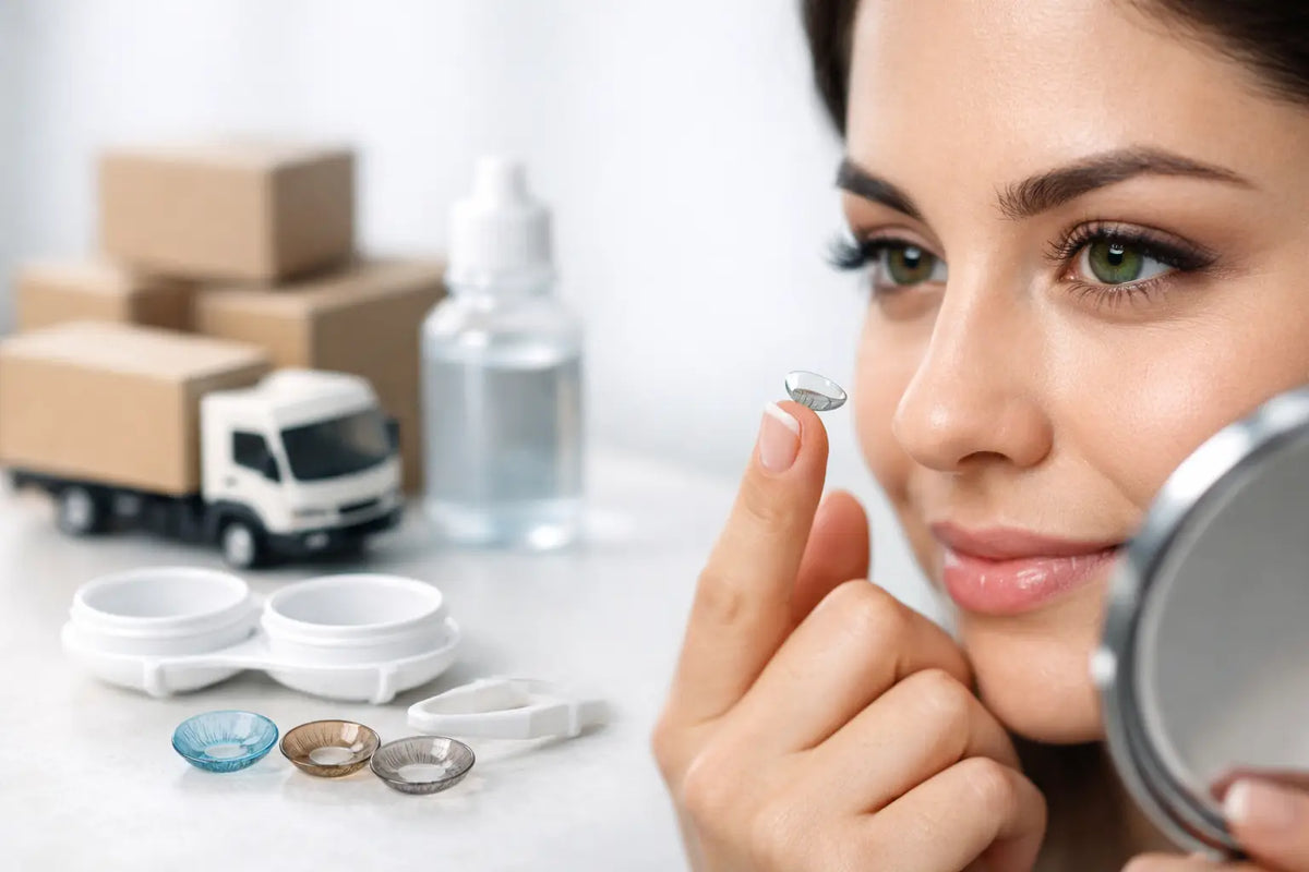Free Shipping Coloured Contact Lenses Guide