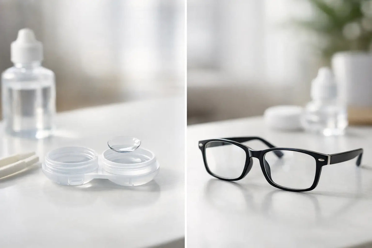 Contact Lenses Versus Glasses: Your Style Match