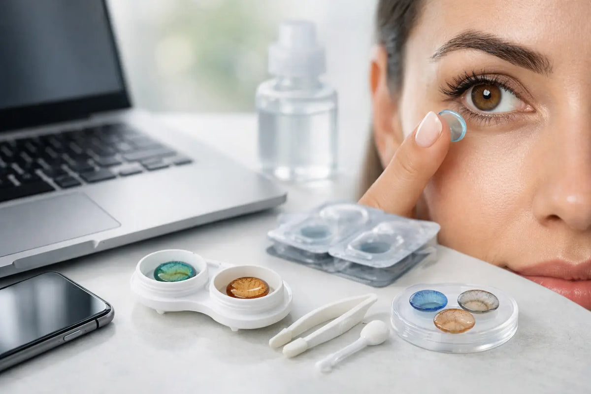 Online Coloured Contacts Buying Guide