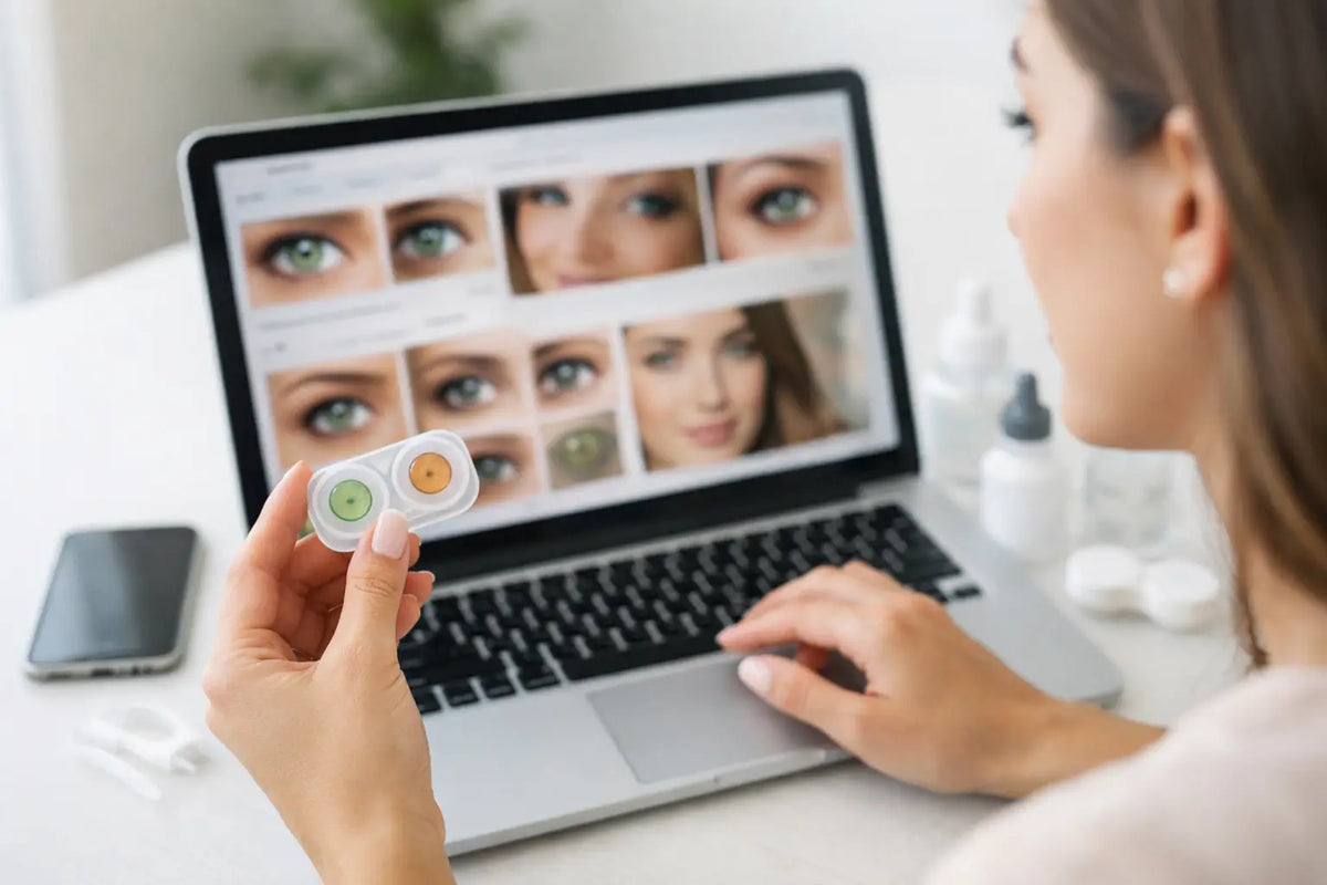 How to Buy Coloured Contacts Online Safely