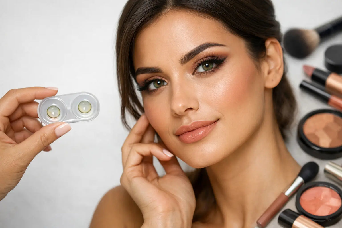 How to Match Lenses With Makeup