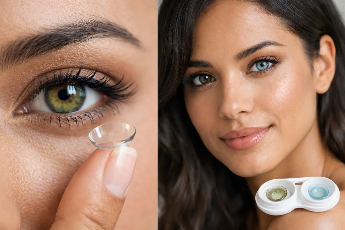Best Coloured Contacts for Dark Eyes