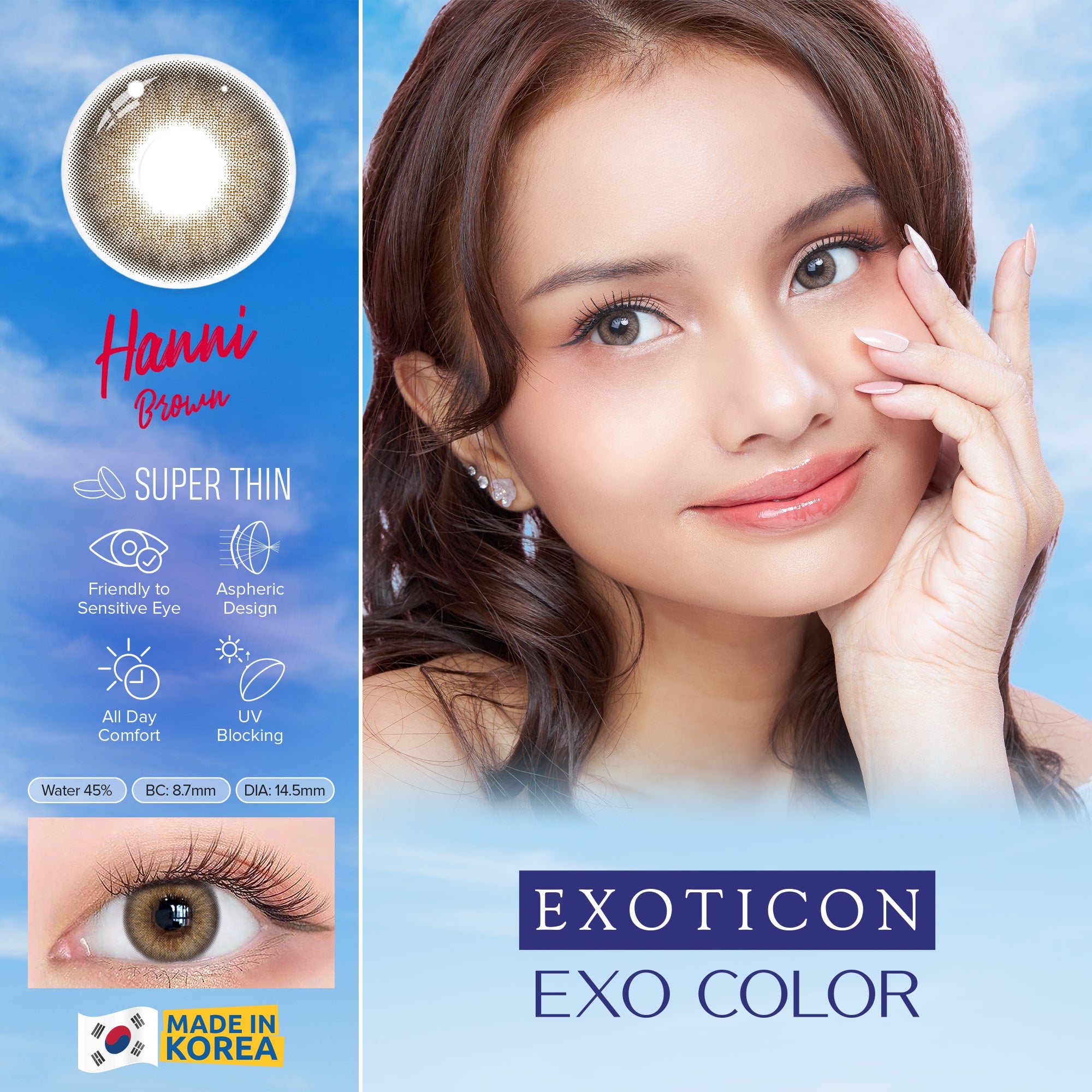 Exo Color Hanni Brown