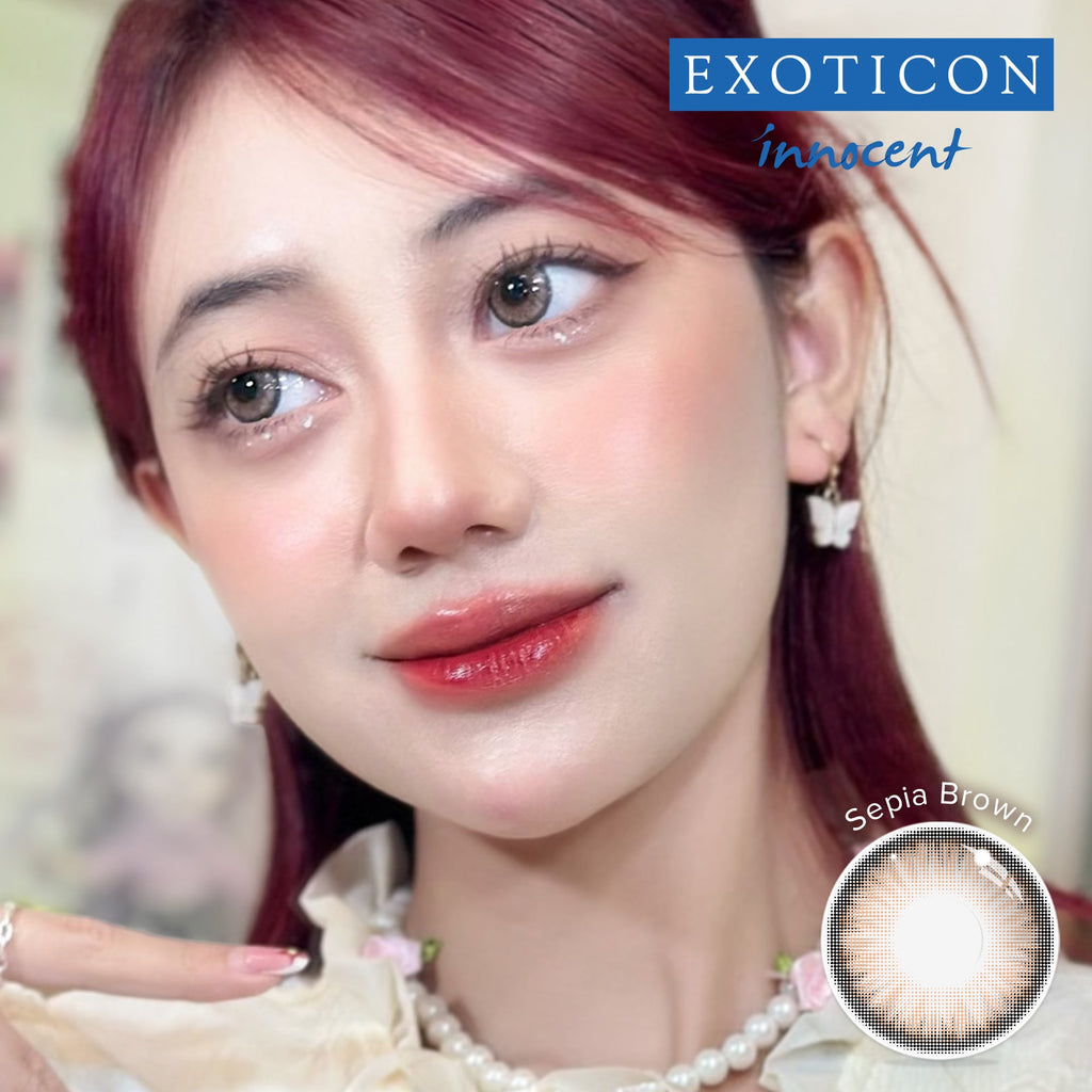 Innocent Sepia Brown Contact Lenses