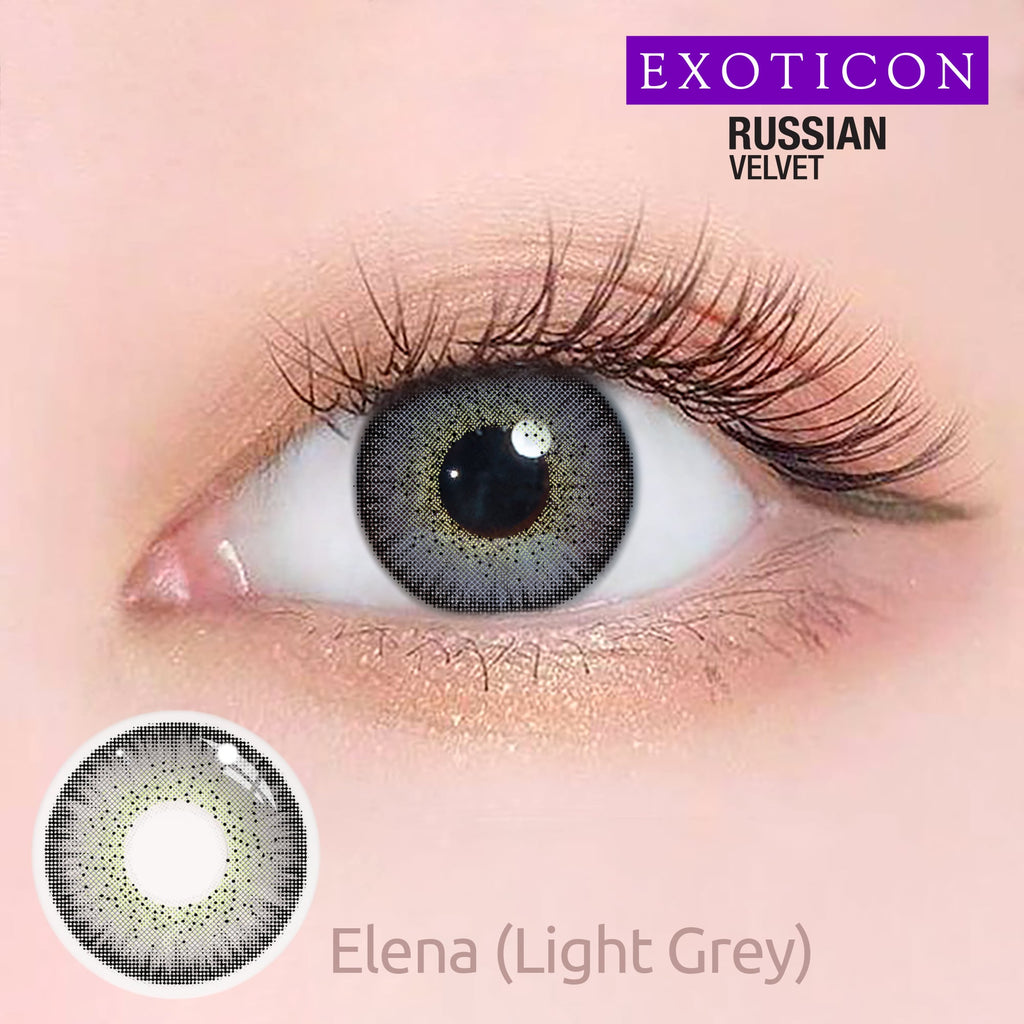 Russian Velvet Elena Light Grey