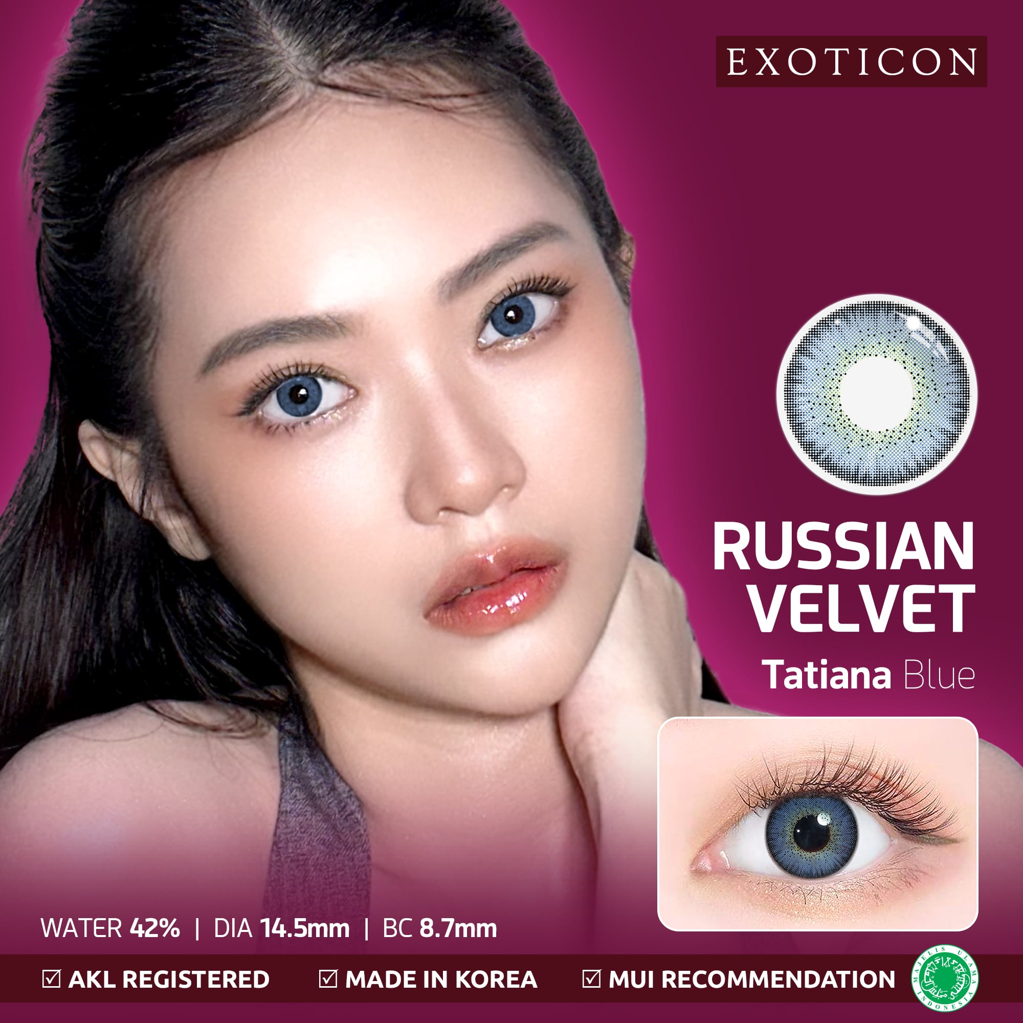Russian Velvet Tatiana Blue